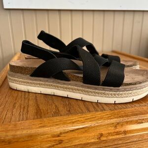 Madden girl black sandals